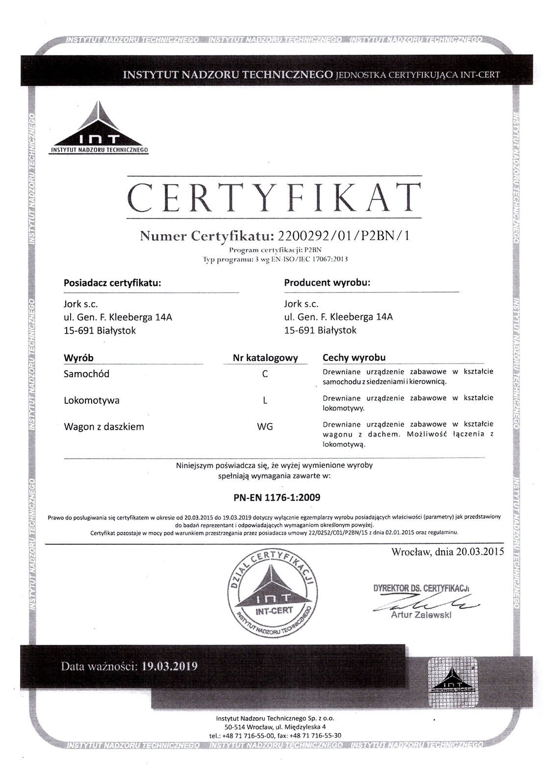 certyfikat-lokomotywa-samochod